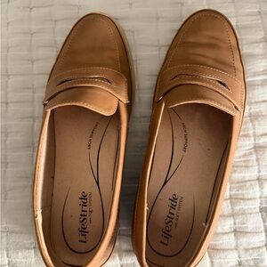 LifeStride Tan Loafers